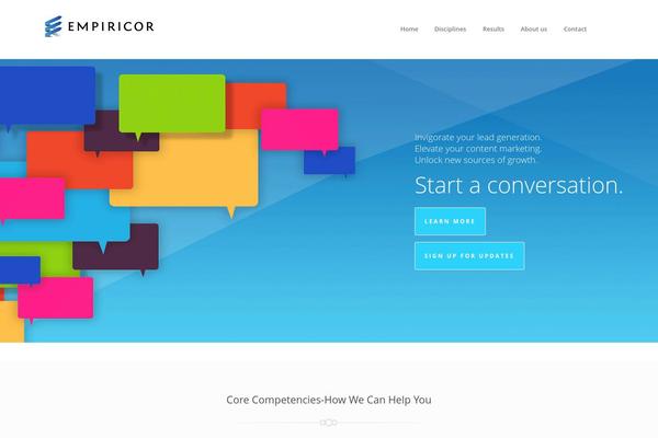 Sentient theme site design template sample
