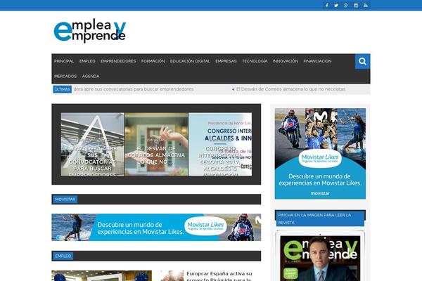 Storm theme site design template sample