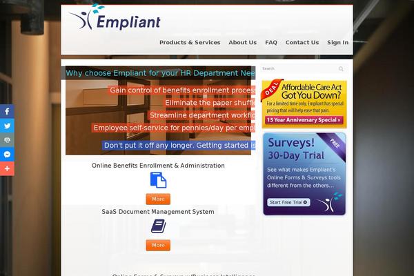 Site using Addthis-smart-layers plugin