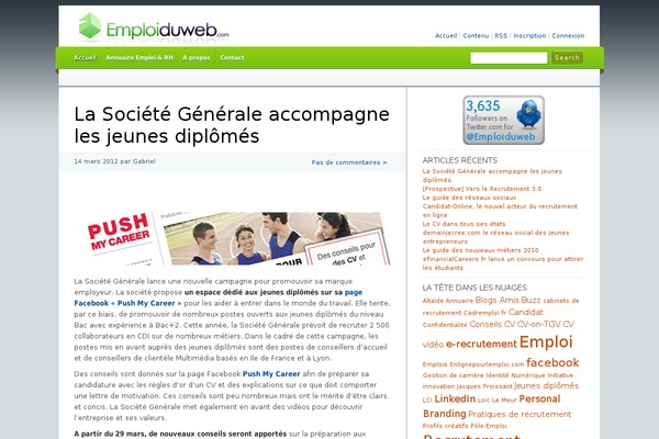 Default theme site design template sample