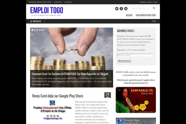 Backstreet theme site design template sample
