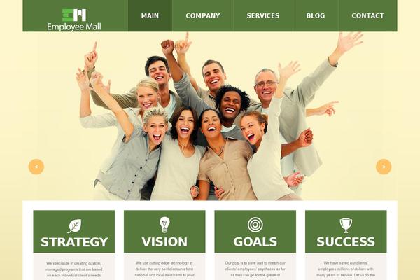 Cherry Framework theme site design template sample