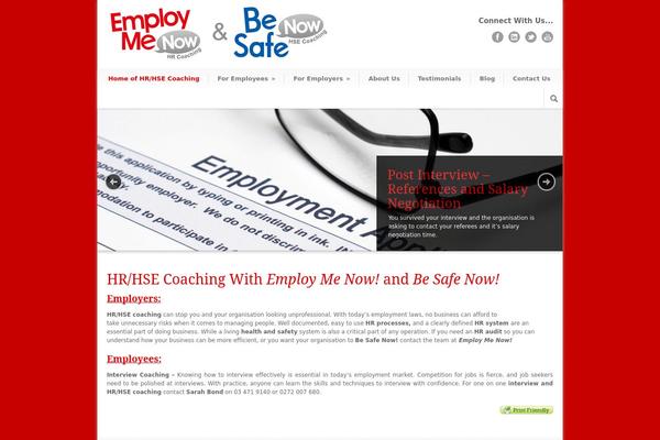 Modernize theme site design template sample