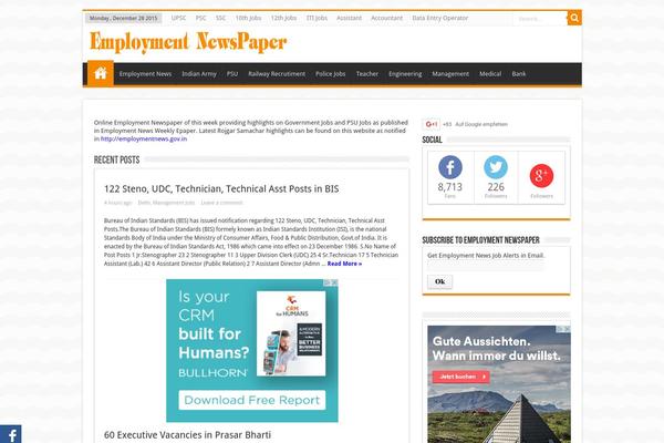 Site using Taqyeem-buttons plugin