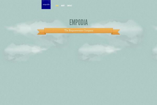 Sky theme site design template sample