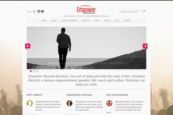 Simple’n’Bright theme site design template sample