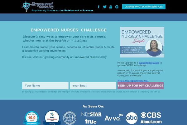 empowerednurses.org site used Evm