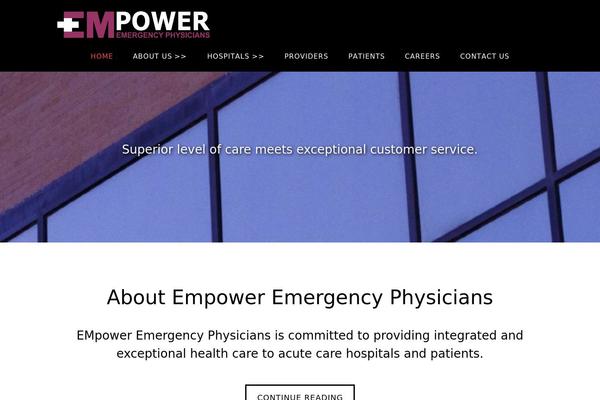 Parallax Pro theme site design template sample