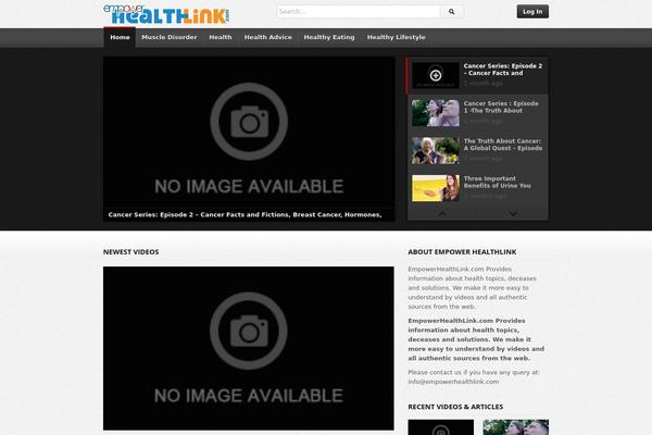 deTube theme site design template sample