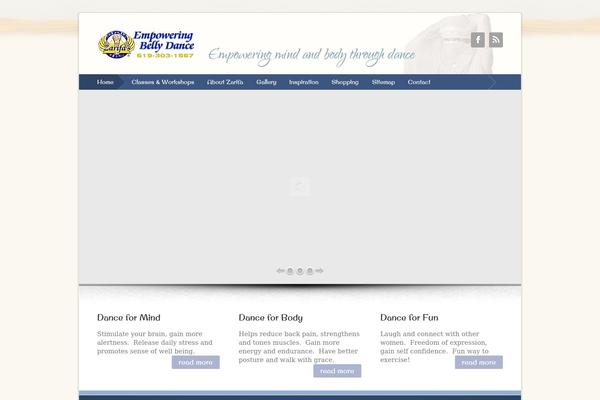 Freestyle theme site design template sample