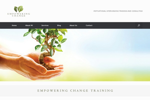 Vantage theme site design template sample