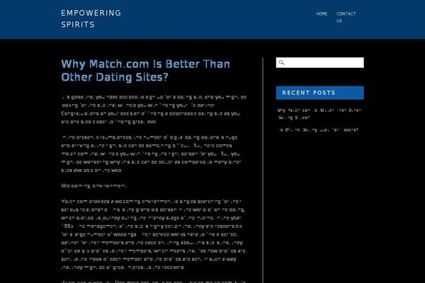 Hostmarks theme site design template sample