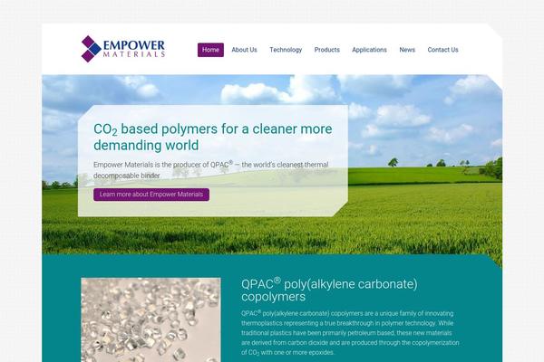 Sputnik theme site design template sample