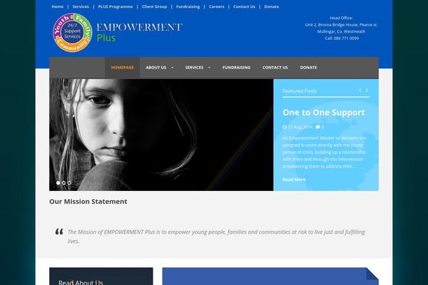 Site using Scroll Text Widget plugin