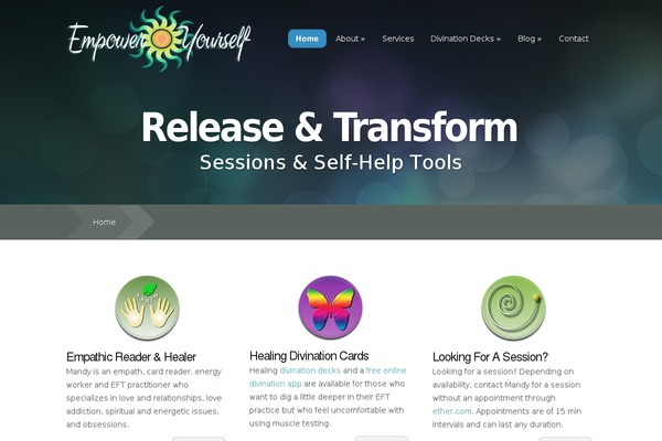 Site using BNS Add Widget plugin