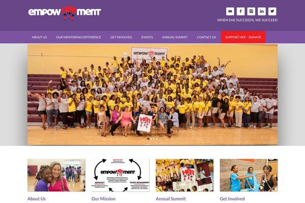 Outreach Pro theme site design template sample