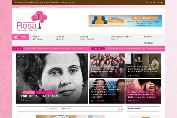 Customizr theme site design template sample