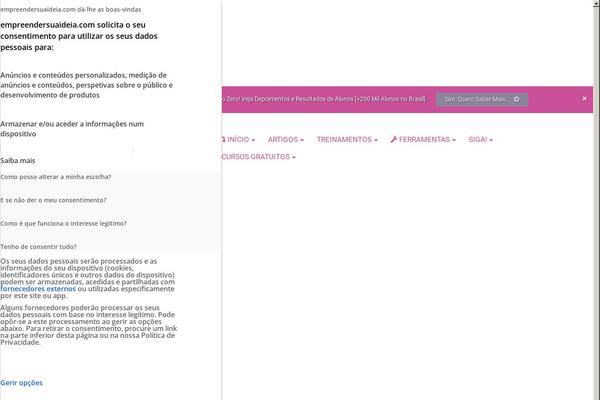 empreendersuaideia.com site used Converstionwp-premium