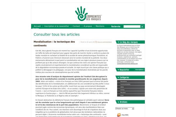 Love The Orange theme site design template sample