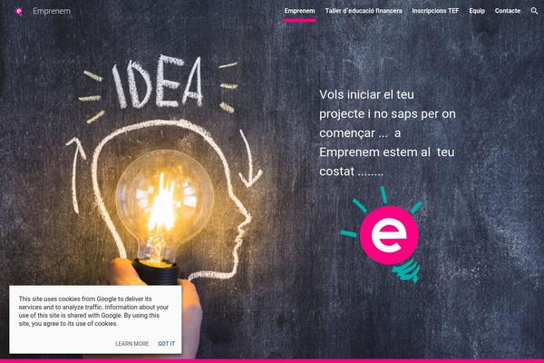 emprenem.org site used Grafik