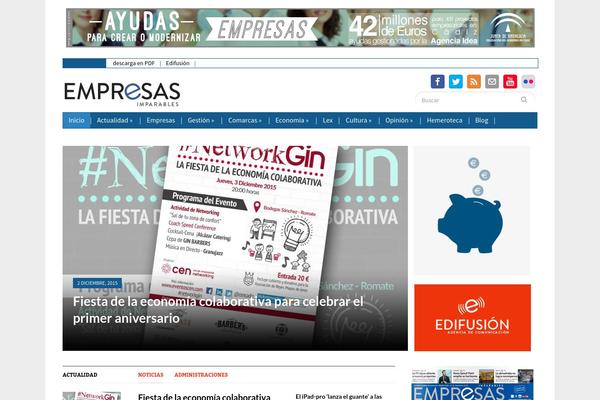 Gazeti theme site design template sample