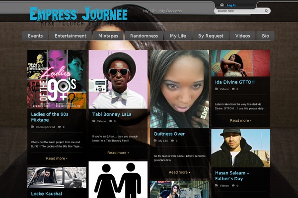 empressjournee.com site used Pinword-theme