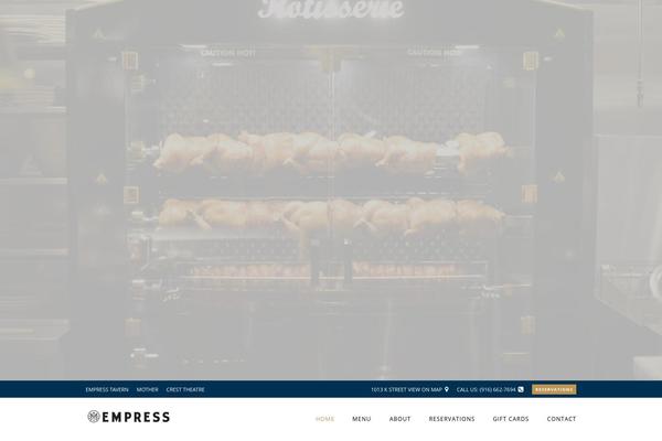 Chicagorestaurant theme site design template sample