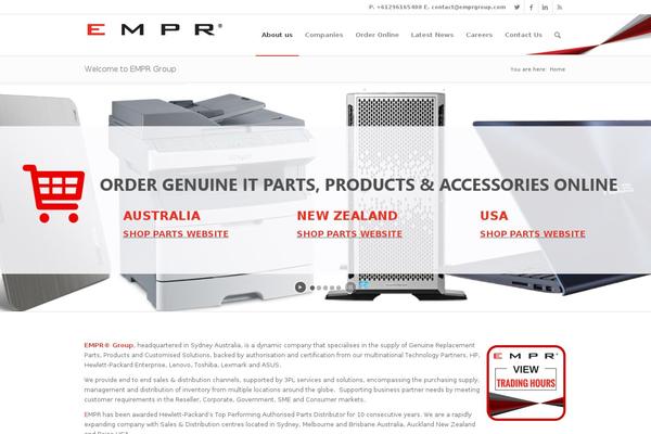 Enfold theme site design template sample