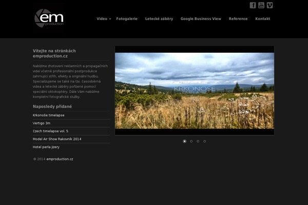 Voyage theme site design template sample