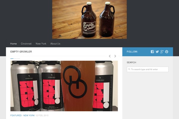 Hueman theme site design template sample