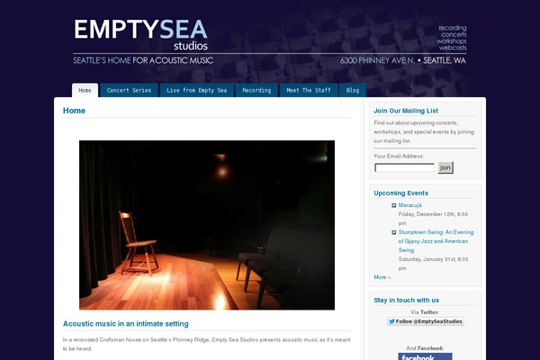 Shades of Blue theme site design template sample