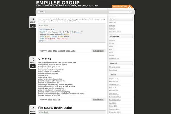 Site using WP-Terminal plugin