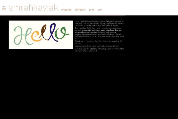 Default theme site design template sample