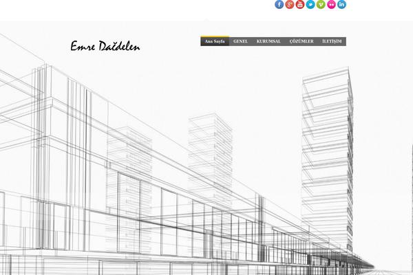 Escalation theme site design template sample