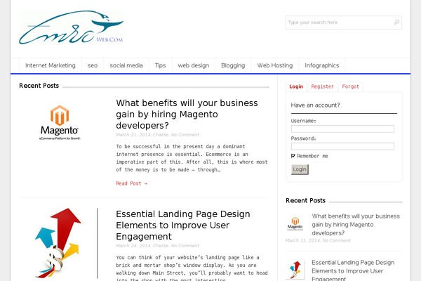 Lightly theme site design template sample