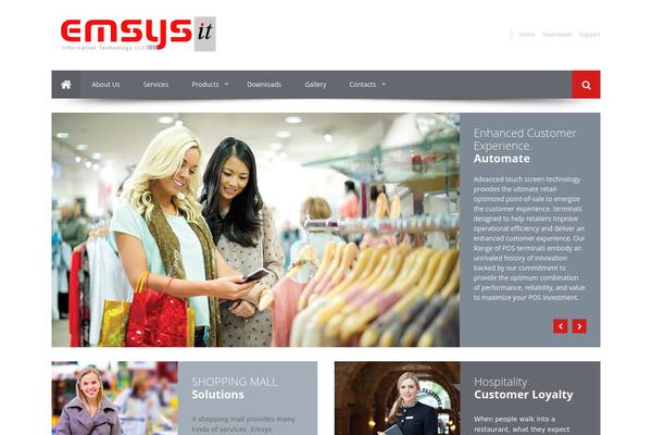Cacoon theme site design template sample
