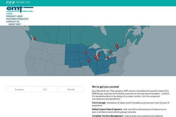 Site using Cool Timeline plugin