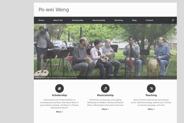 Vantage theme site design template sample