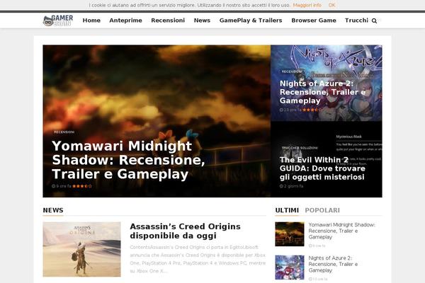 Admag theme site design template sample