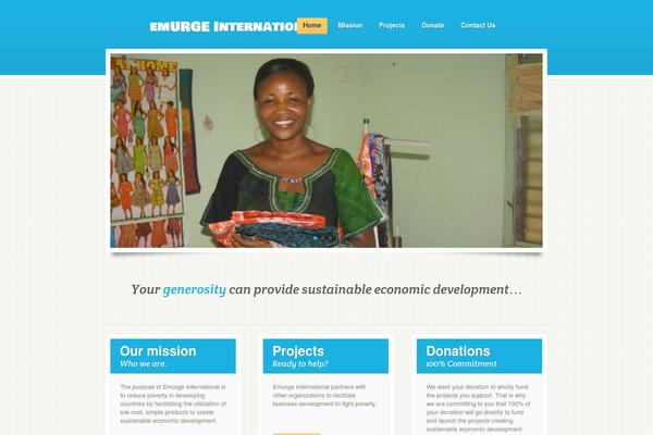 Kindness theme site design template sample