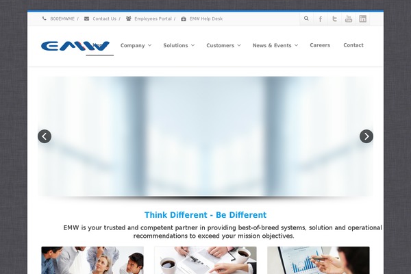 Envision theme site design template sample