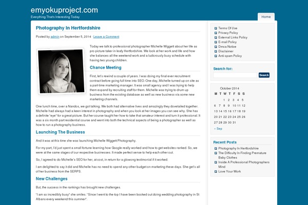 Shades of Blue theme site design template sample