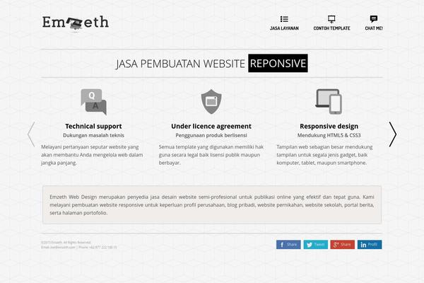 Veen theme site design template sample