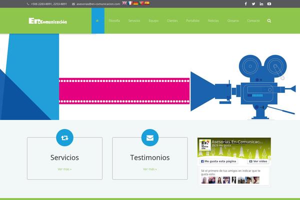Impreza theme site design template sample