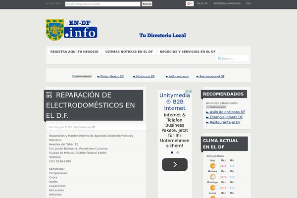 Downtown theme site design template sample