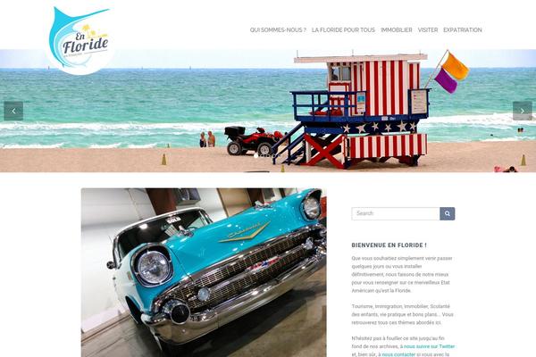 Flat Theme theme site design template sample