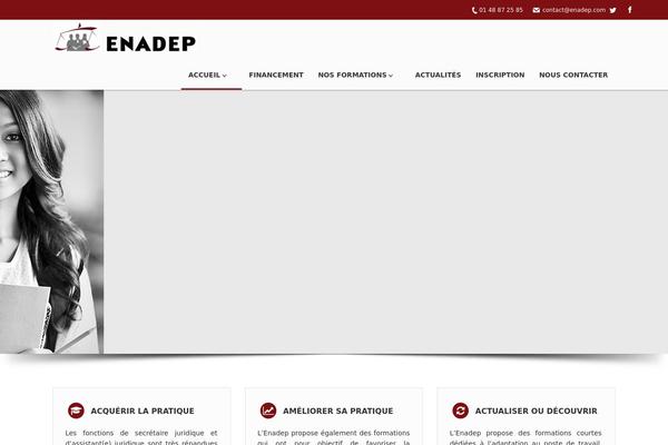 ParkCollege theme site design template sample