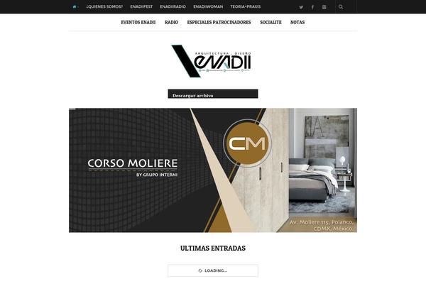 MX theme site design template sample