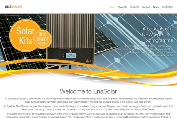 enasolar.net site used Enatel-yellow