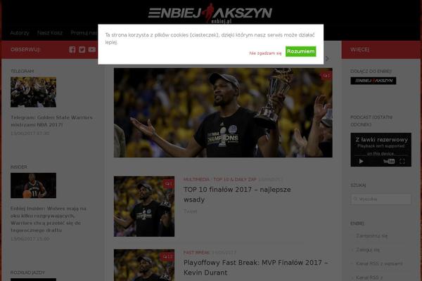 Site using Cookie-warning plugin